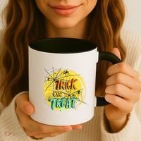 Trick or Treat Spider Web Coffee Mug thumb 3