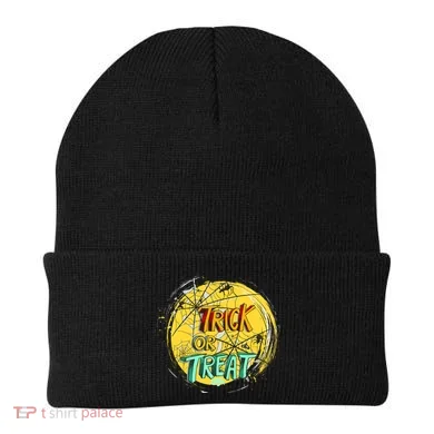 Trick or Treat Spider Web Beanie