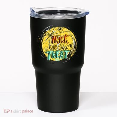 Trick or Treat Spider Web Tumbler