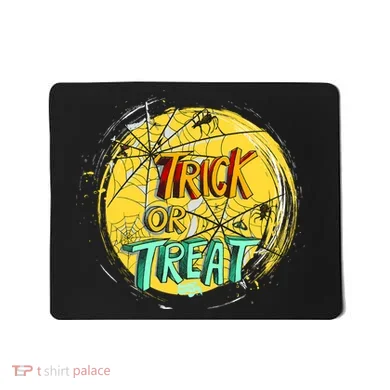 Trick or Treat Spider Web Mousepad