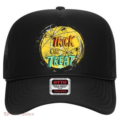 Trick or Treat Spider Web Hat