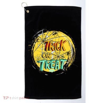 Trick or Treat Spider Web Golf Towel