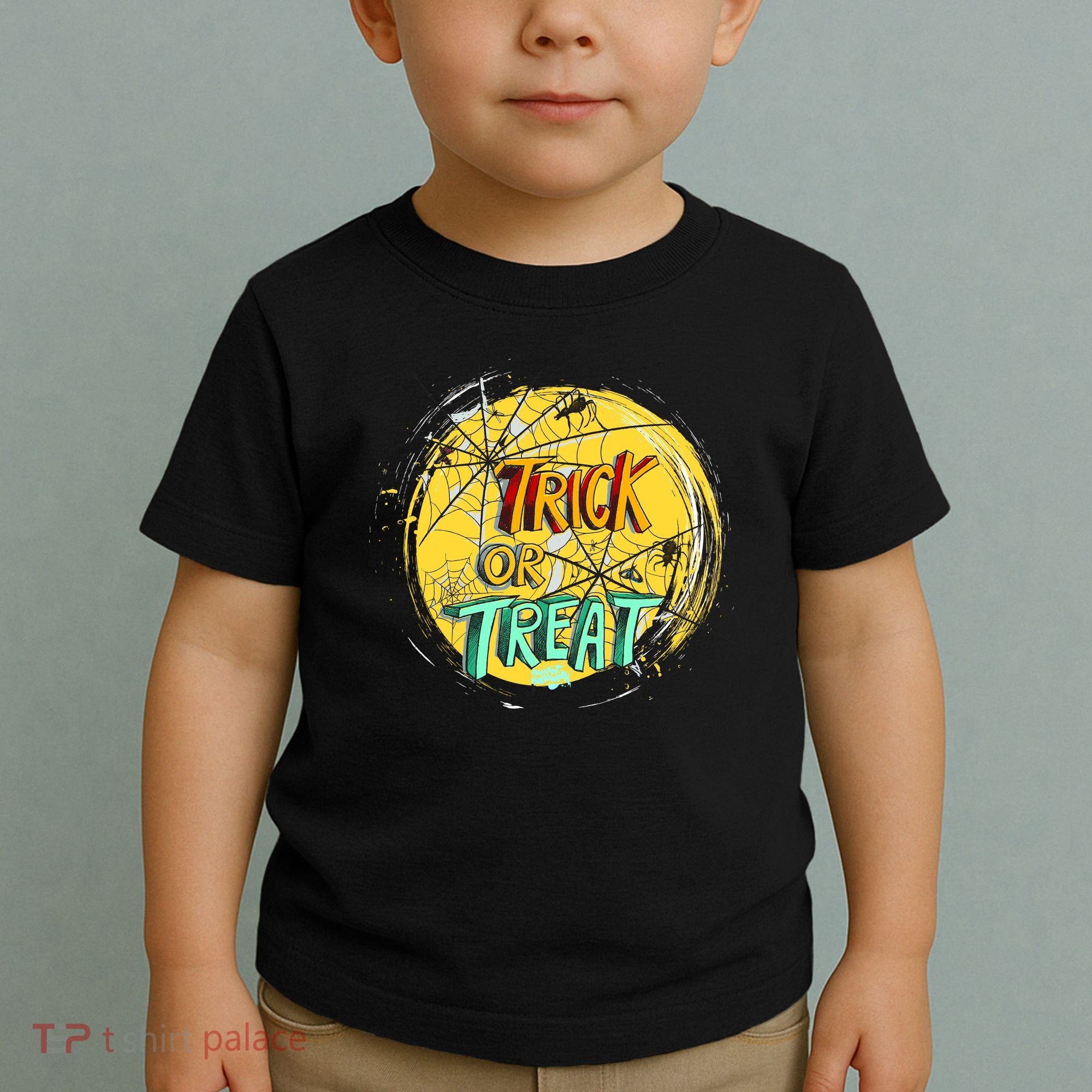 Trick or Treat Spider Web Toddler T-Shirt