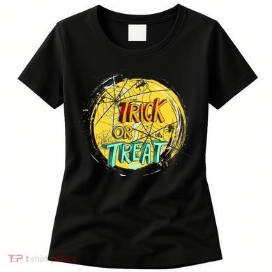 Trick or Treat Spider Web Women's T-Shirt