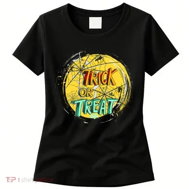 Trick or Treat Spider Web Women's T-Shirt