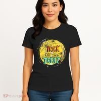 Trick or Treat Spider Web Women's T-Shirt thumb 4