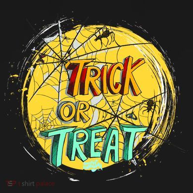 Trick or Treat Spider Web Women's Tri-Blend 3/4-Sleeve Raglan Shirt