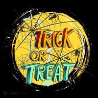 Trick or Treat Spider Web Women's Tri-Blend 3/4-Sleeve Raglan Shirt thumb 4