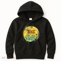 Trick or Treat Spider Web Kids Hoodie thumb 0