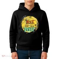 Trick or Treat Spider Web Kids Hoodie thumb 4