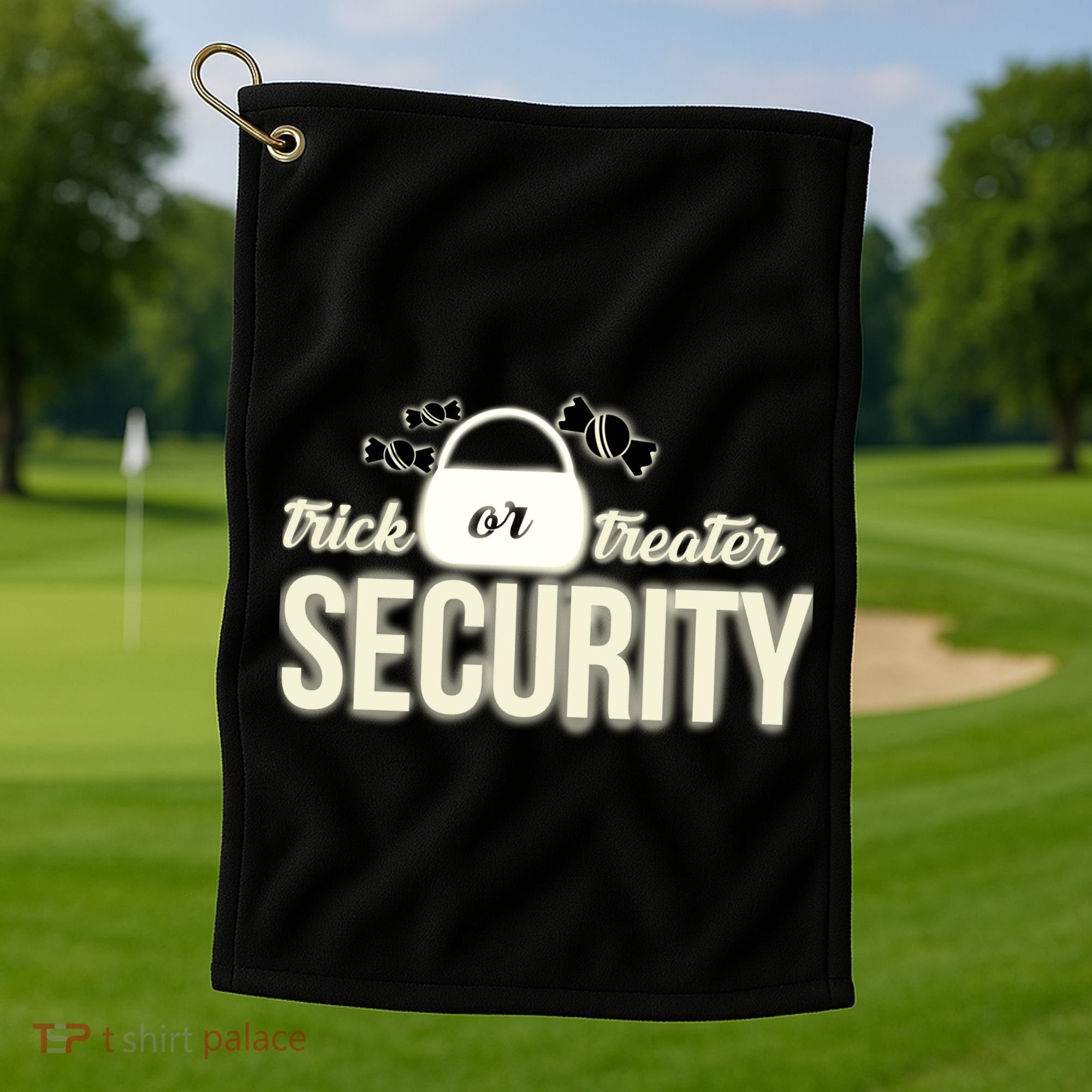 Trick or Treater Security Golf Towel