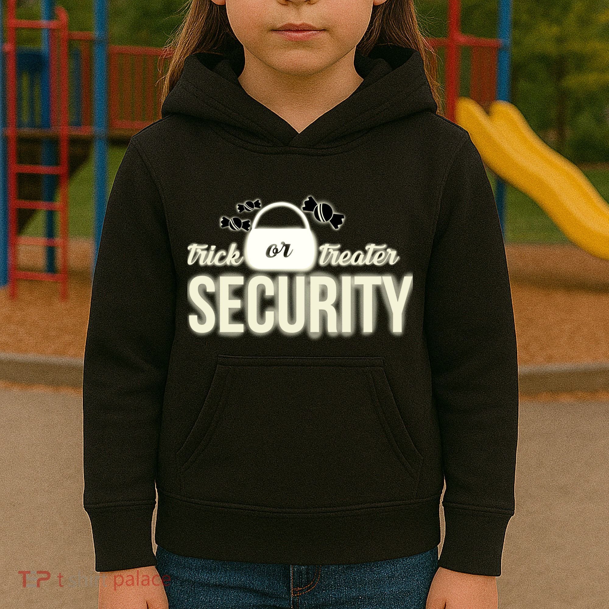 Trick or Treater Security Kids Hoodie