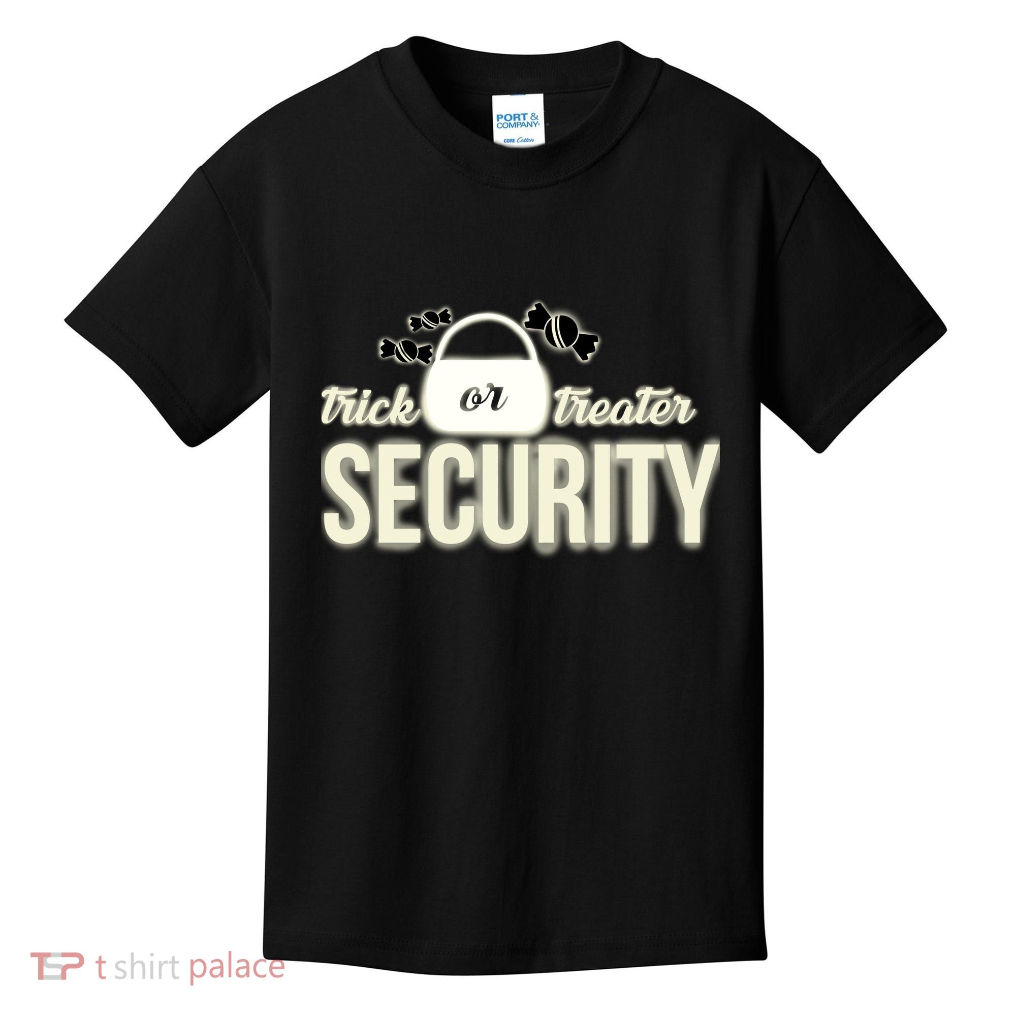 Trick or Treater Security Kids T-Shirt