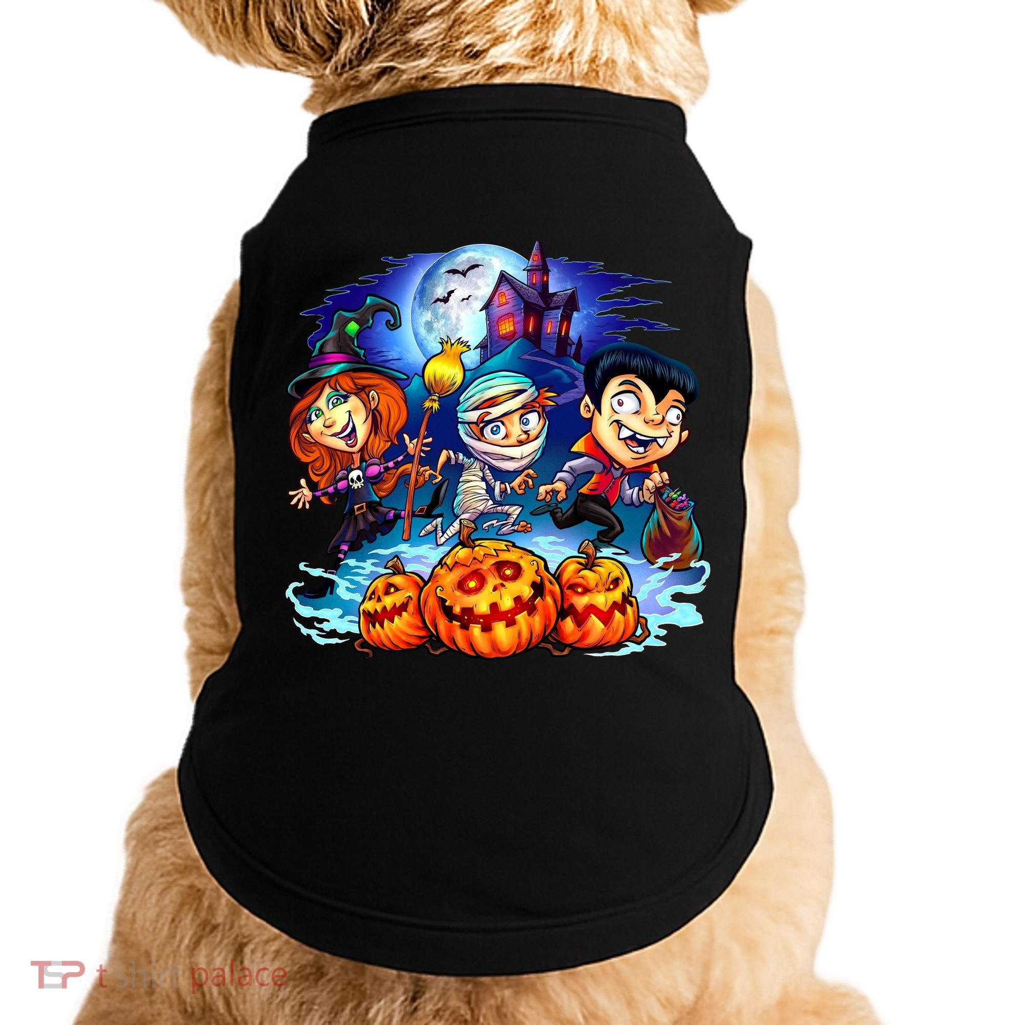 Trick-or-Treaters Halloween Doggie Tank