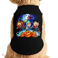 Trick-or-Treaters Halloween Doggie Tank thumb 0