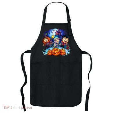 Trick-or-Treaters Halloween Apron