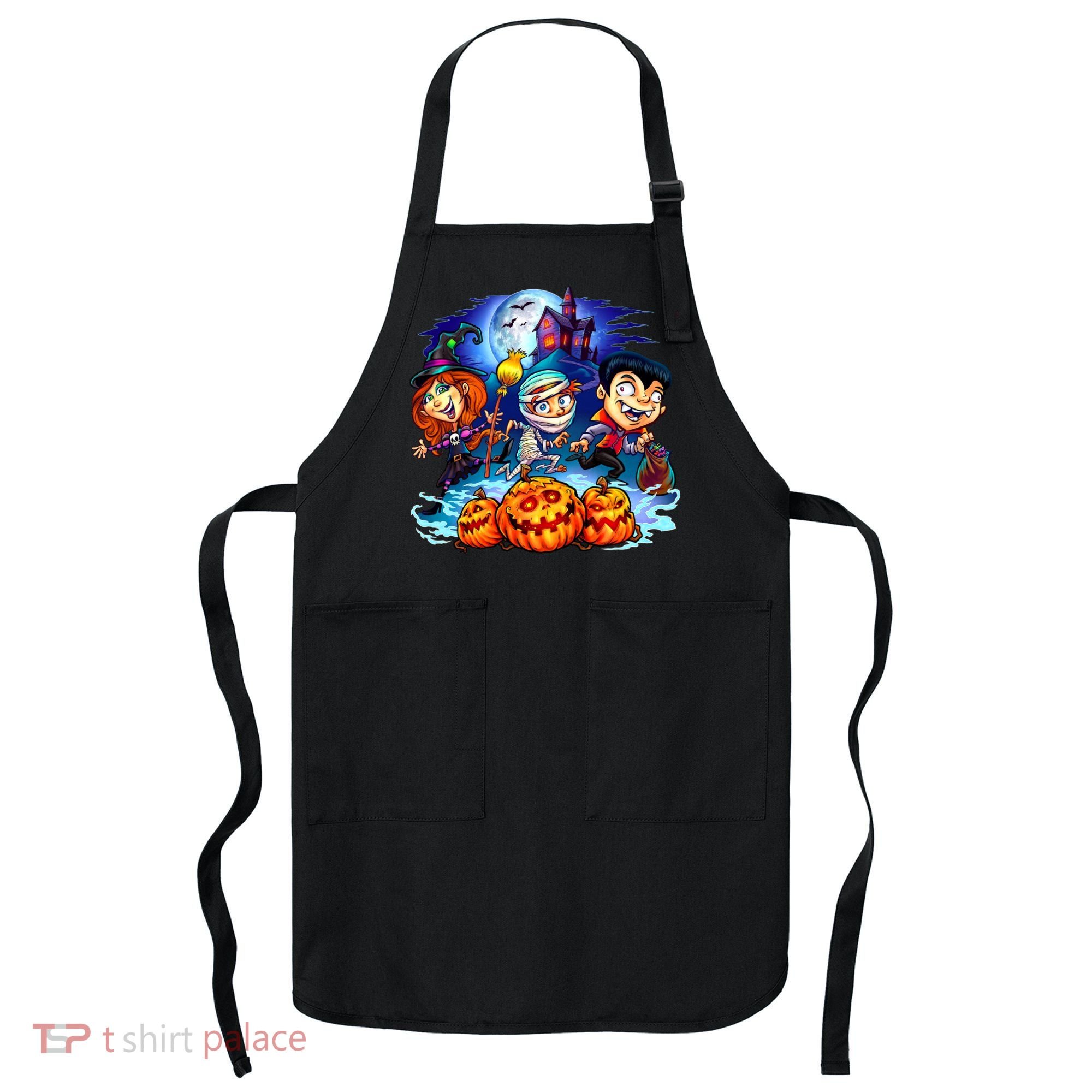 Trick-or-Treaters Halloween Apron