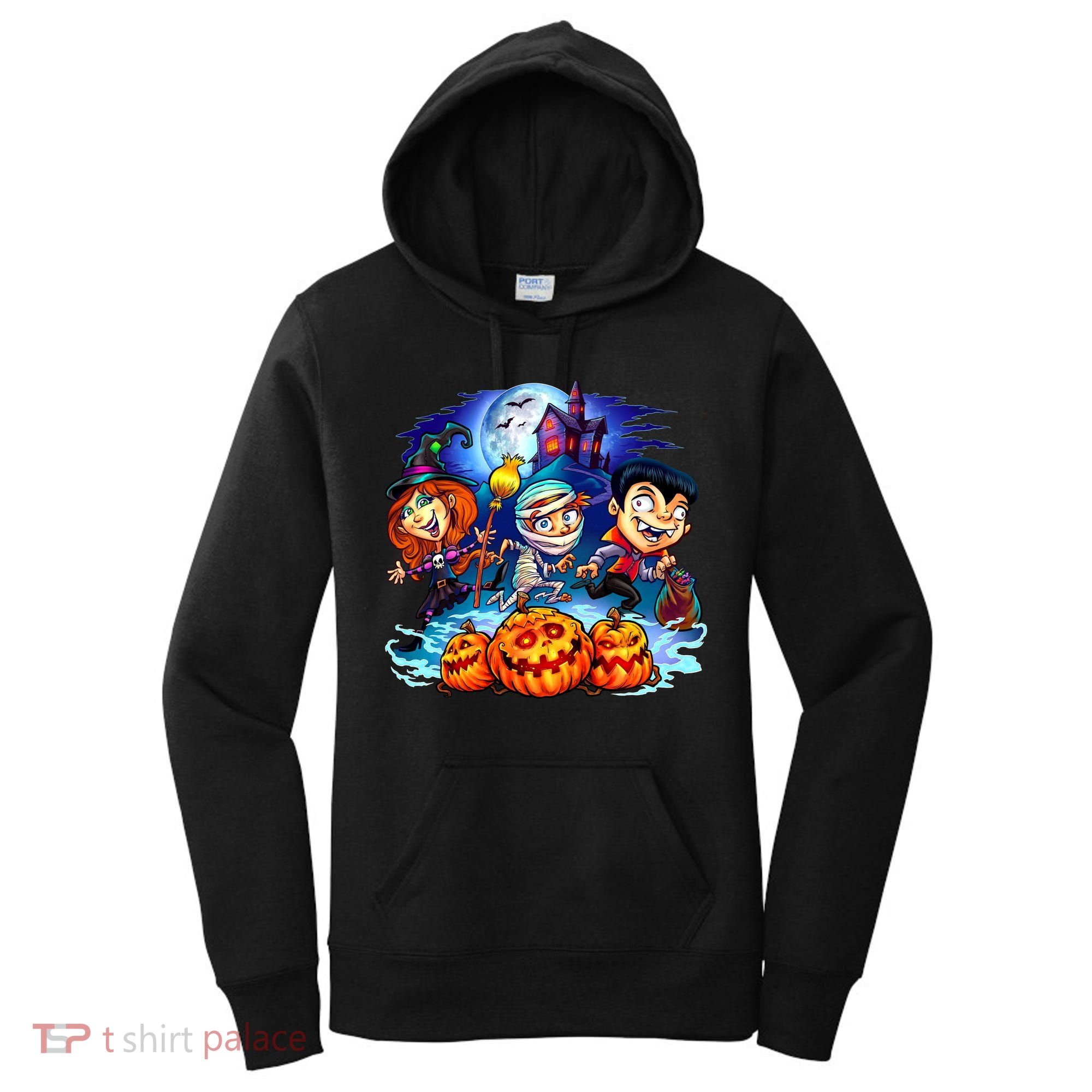 Trick-or-Treaters Halloween Women's Hoodie