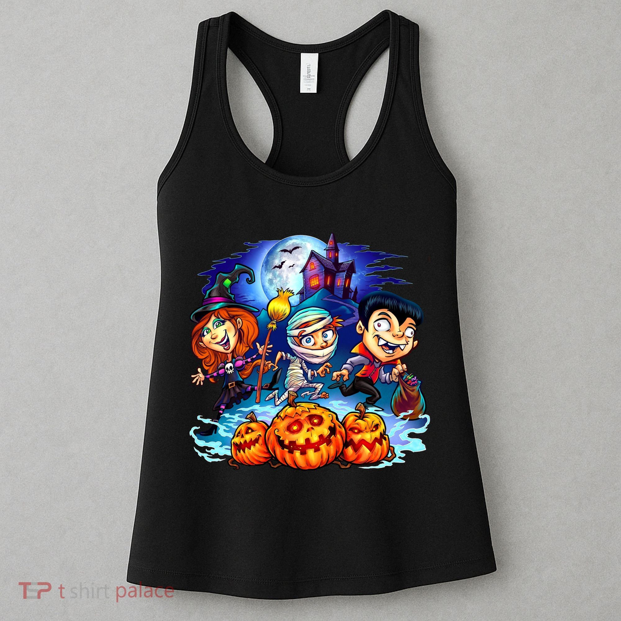 Trick-or-Treaters Halloween Women's Tank Top