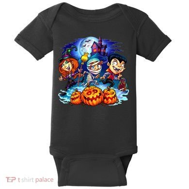 Trick-or-Treaters Halloween Baby Bodysuit