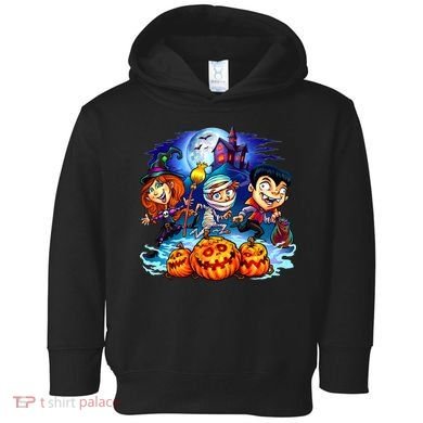 Trick-or-Treaters Halloween Toddler Hoodie