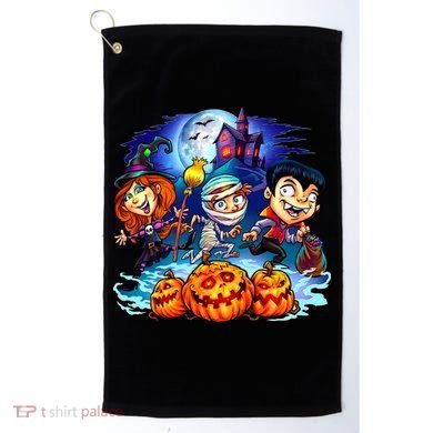Trick-or-Treaters Halloween Golf Towel
