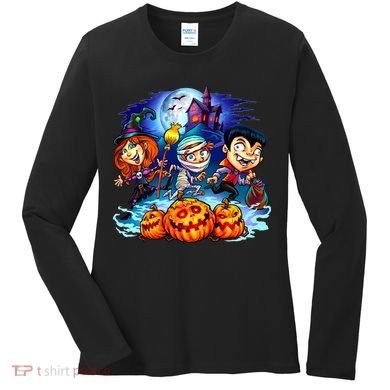 Trick-or-Treaters Halloween Women's Long Sleeve Shirt