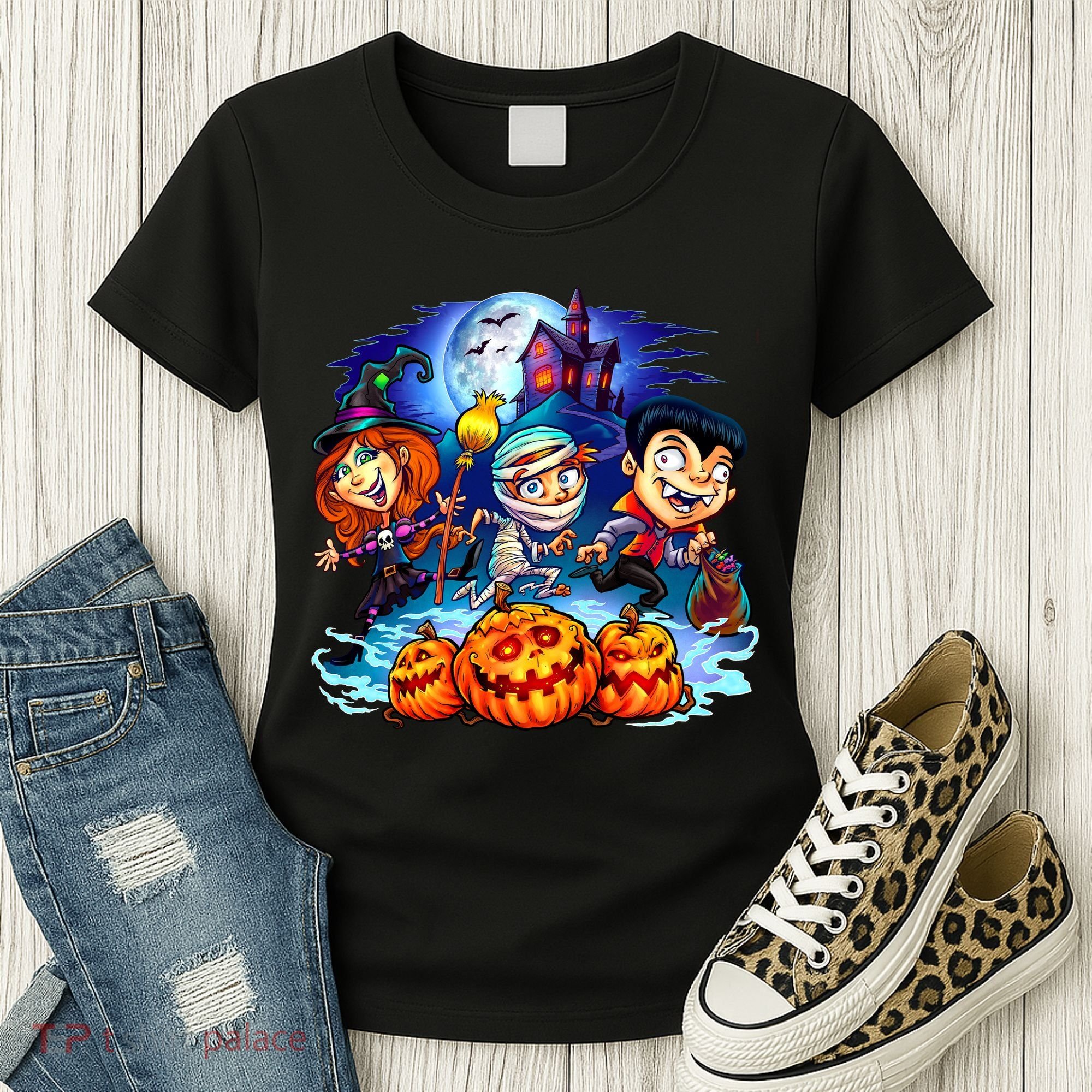 Trick-or-Treaters Halloween Women's T-Shirt