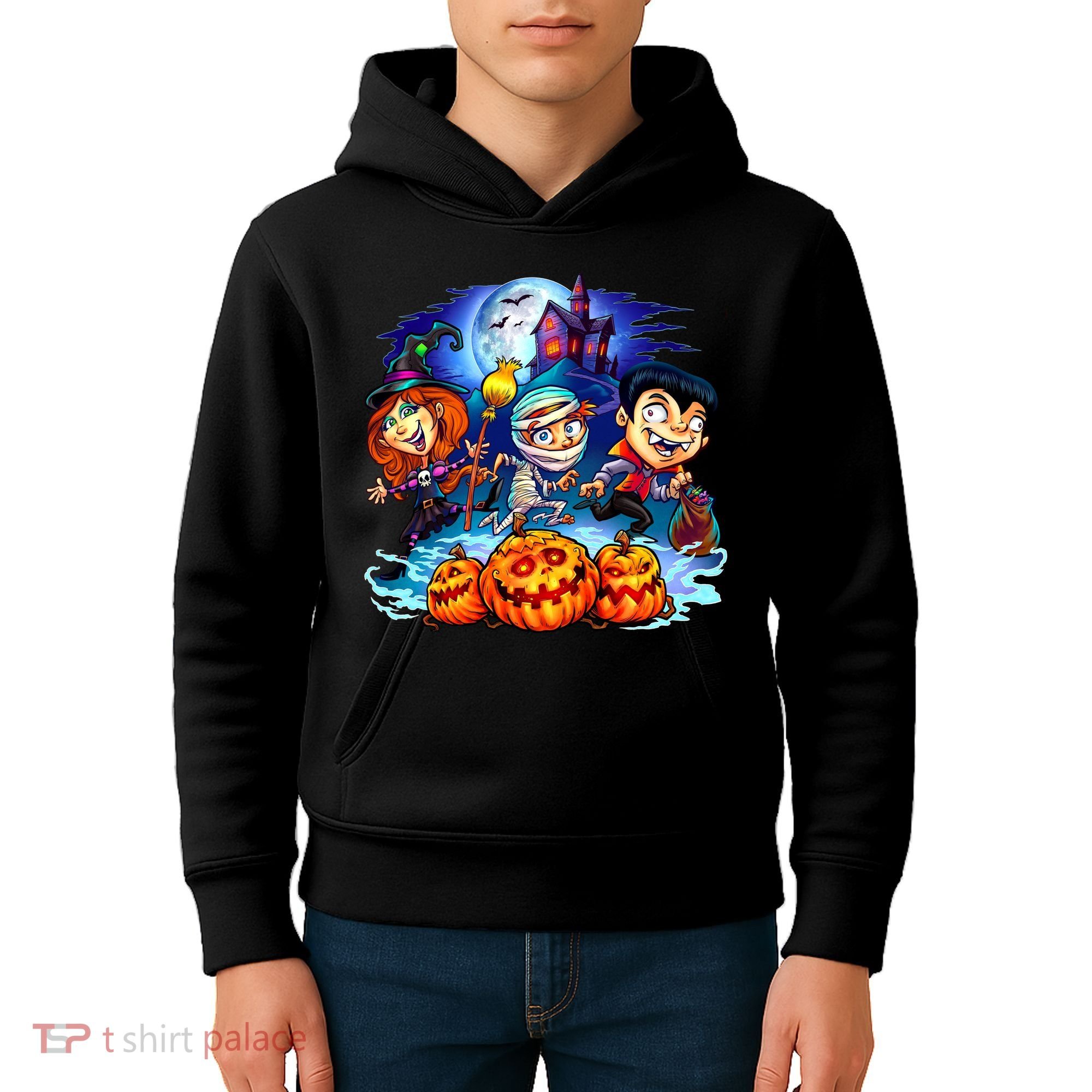 Trick-or-Treaters Halloween Kids Hoodie