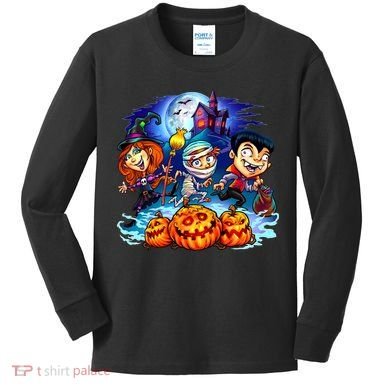 Trick-or-Treaters Halloween Kids Long Sleeve Shirt
