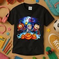 Trick-or-Treaters Halloween Kids T-Shirt thumb 3