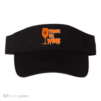 Trick or Wine Halloween Spider Web Visor