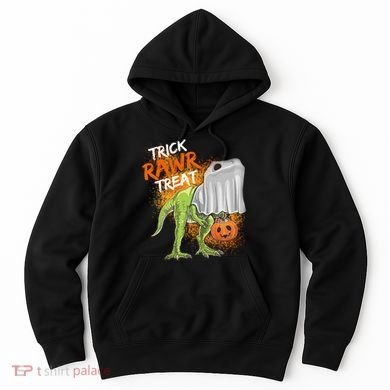 Trick Rawr Treat Halloween T Rex Dinosaur Hoodie