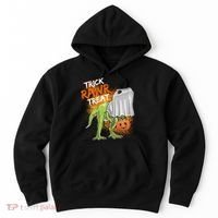 Trick Rawr Treat Halloween T Rex Dinosaur Hoodie thumb 0
