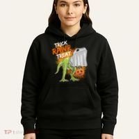 Trick Rawr Treat Halloween T Rex Dinosaur Hoodie thumb 5