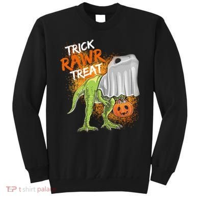 Trick Rawr Treat Halloween T Rex Dinosaur Sweatshirt