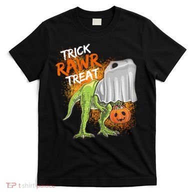 Trick Rawr Treat Halloween T Rex Dinosaur T-Shirt