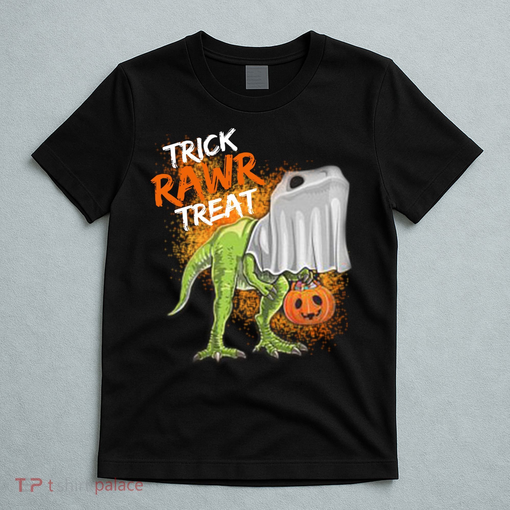 Trick Rawr Treat Halloween T Rex Dinosaur T-Shirt