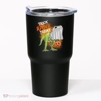 Trick Rawr Treat Halloween T Rex Dinosaur Tumbler thumb 0