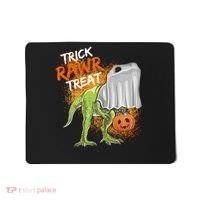 Trick Rawr Treat Halloween T Rex Dinosaur Mousepad thumb 0