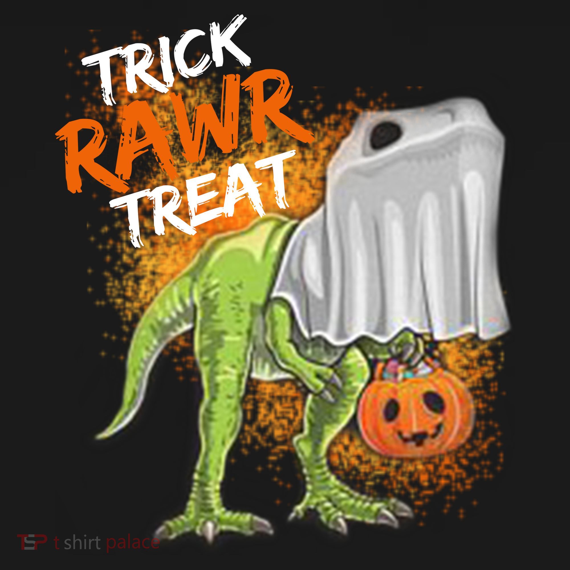 Trick Rawr Treat Halloween T Rex Dinosaur Mousepad