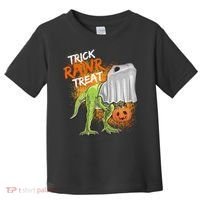 Trick Rawr Treat Halloween T Rex Dinosaur Toddler T-Shirt thumb 0