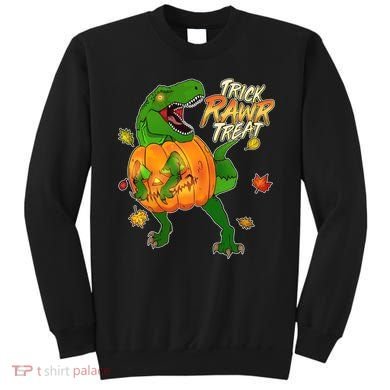 Trick RAWR Treat T-Rex Funny Halloween Sweatshirt