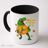 Trick RAWR Treat T-Rex Funny Halloween Coffee Mug thumb 0