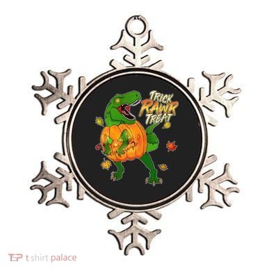 Trick RAWR Treat T-Rex Funny Halloween Ornament