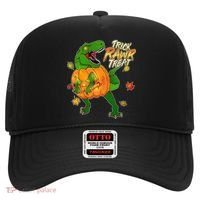 Trick RAWR Treat T-Rex Funny Halloween Hat thumb 0