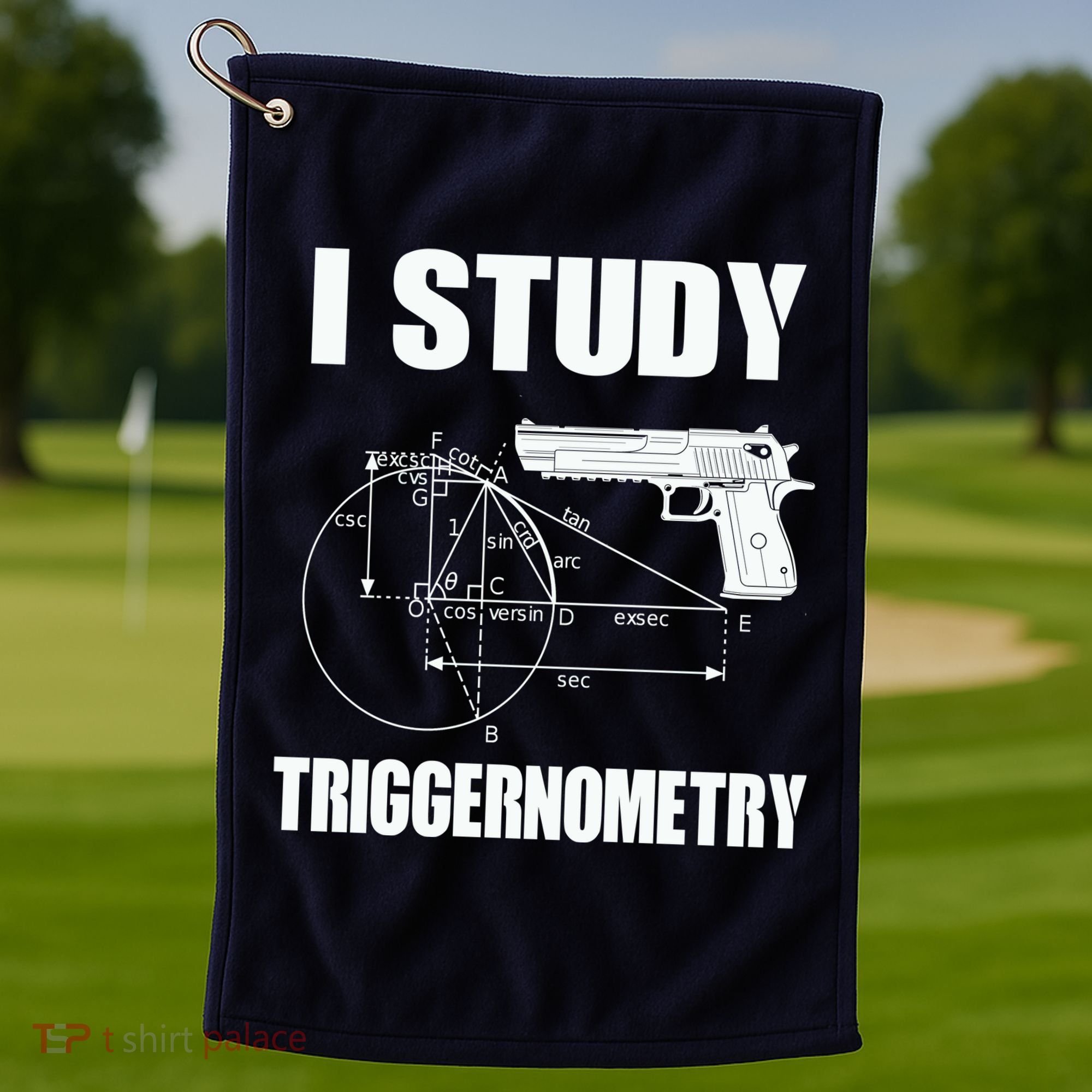 Triggernometry Pistol Golf Towel