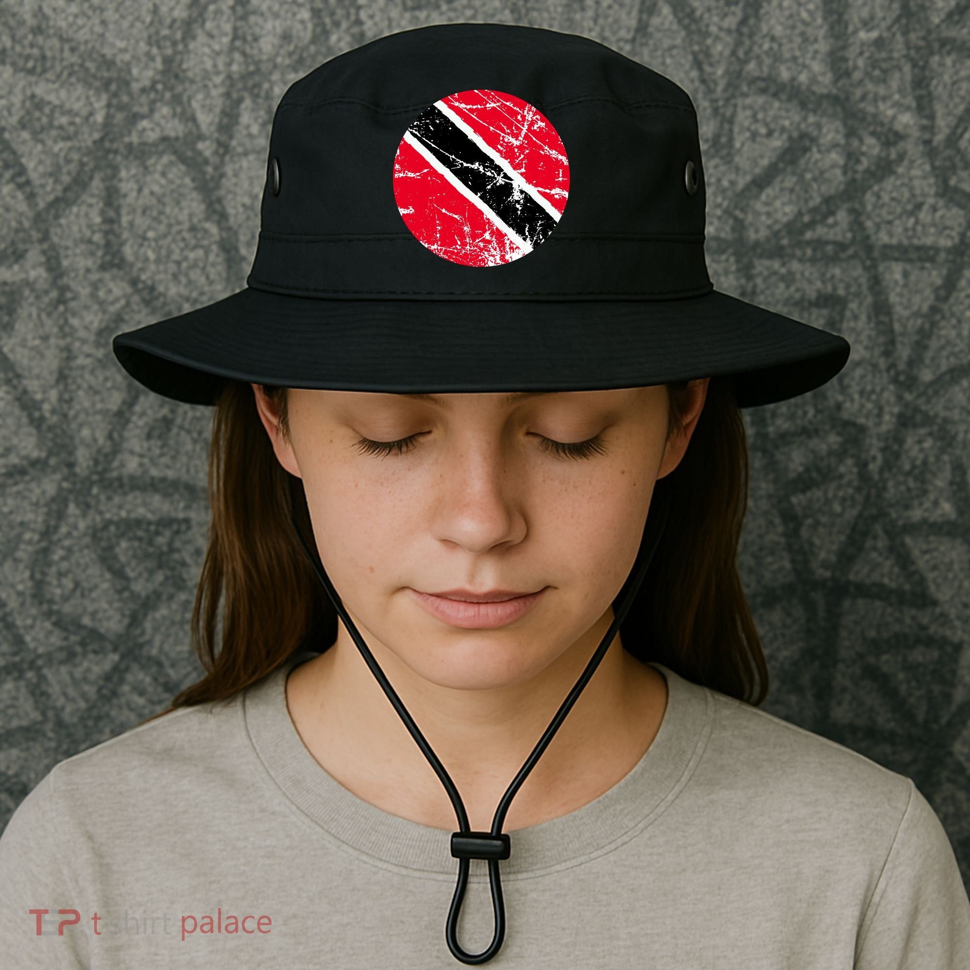 Trinidad Retro Logo Bucket Hat