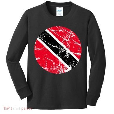 Trinidad Retro Logo Kids Long Sleeve Shirt