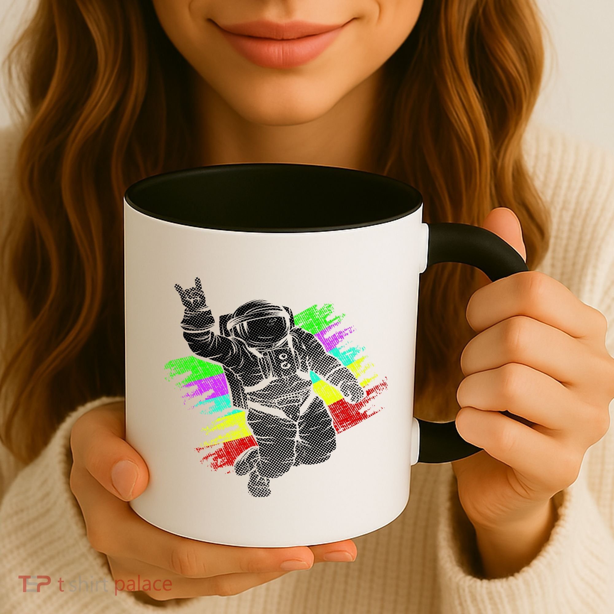Trippy Astronaut Coffee Mug